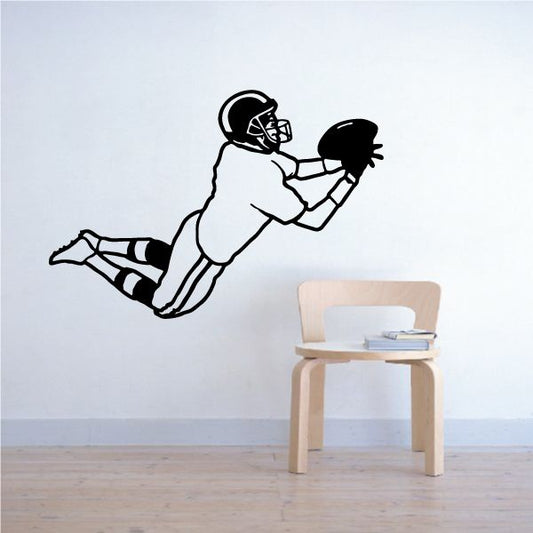 Image of Football Wall Decal - Vinyl Decal - Car Decal - 039