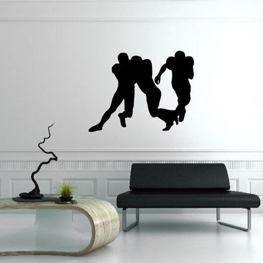 Image of Football Wall Decal - Vinyl Decal - Car Decal - AL 003