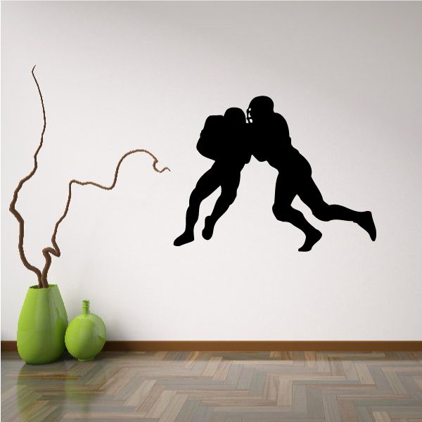 Image of Football Wall Decal - Vinyl Decal - Car Decal - AL 004