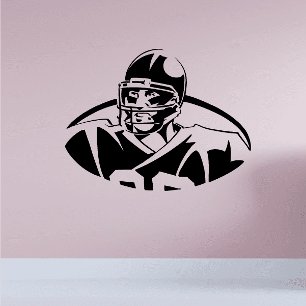 Image of Football Wall Decal - Vinyl Decal - Car Decal - Bl001