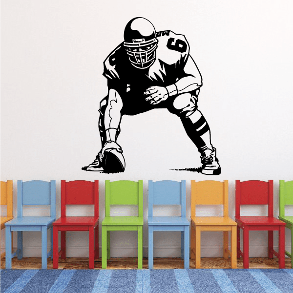 Image of Football Wall Decal - Vinyl Decal - Car Decal - Bl016