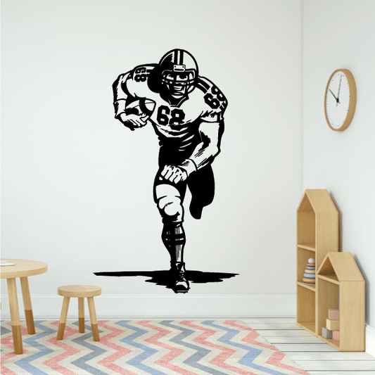 Image of Football Wall Decal - Vinyl Decal - Car Decal - Bl017