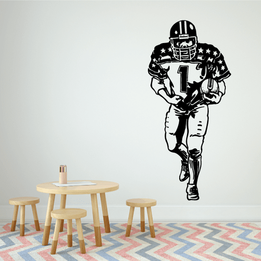 Image of Football Wall Decal - Vinyl Decal - Car Decal - Bl018