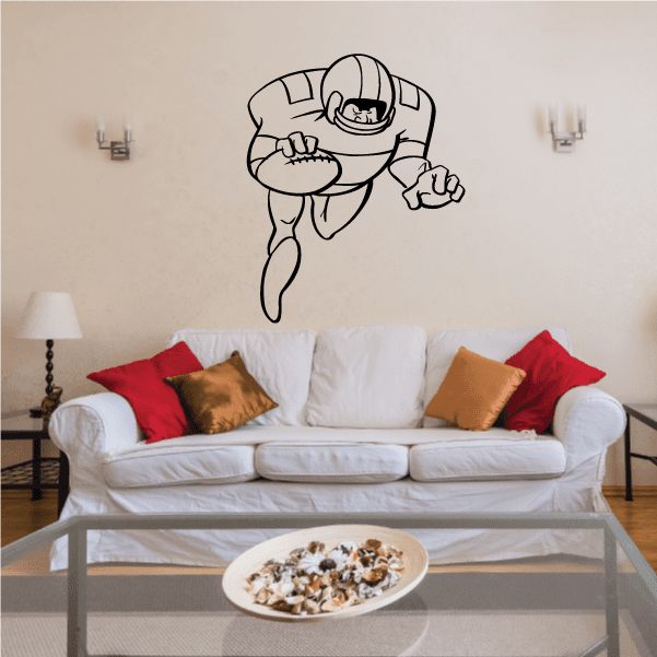 Image of Football Wall Decal - Vinyl Decal - Car Decal - Bl024