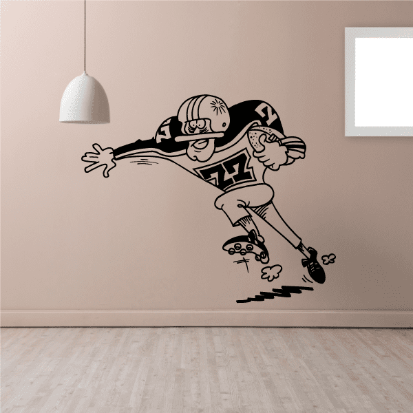 Image of Football Wall Decal - Vinyl Decal - Car Decal - Bl025