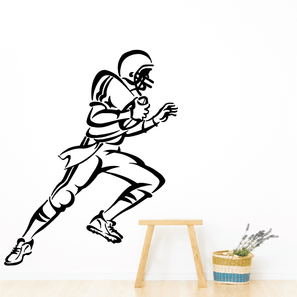 Image of Football Wall Decal - Vinyl Decal - Car Decal - Bl030