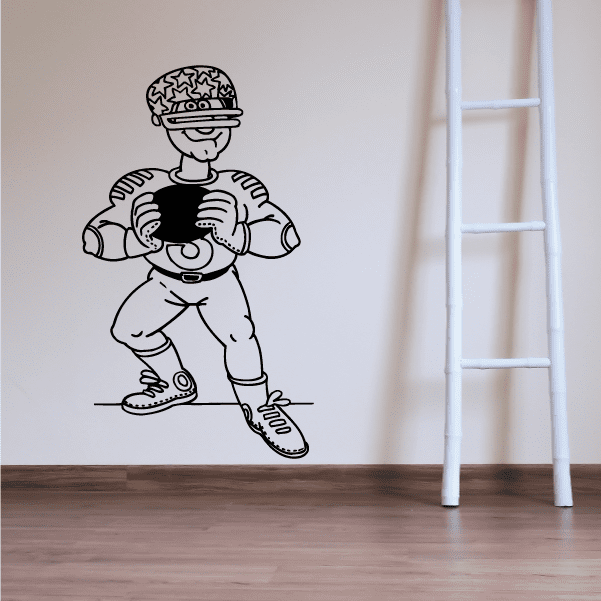 Image of Football Wall Decal - Vinyl Decal - Car Decal - Bl032