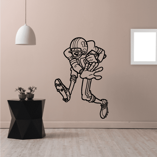 Image of Football Wall Decal - Vinyl Decal - Car Decal - Bl034