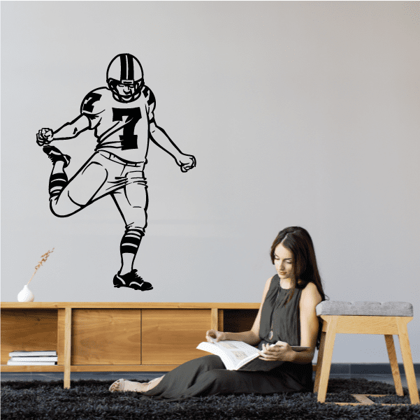 Image of Football Wall Decal - Vinyl Decal - Car Decal - Bl035