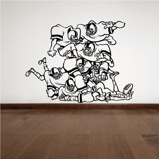 Image of Football Wall Decal - Vinyl Decal - Car Decal - Bl044