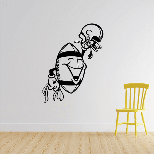 Image of Football Wall Decal - Vinyl Decal - Car Decal - Bl060