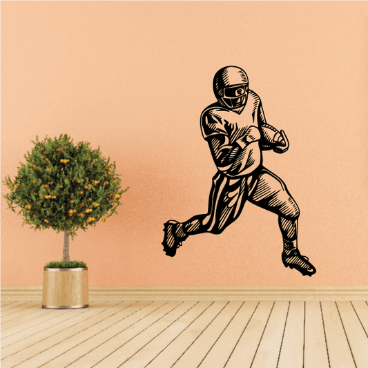 Image of Football Wall Decal - Vinyl Decal - Car Decal - CDS010