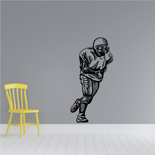 Image of Football Wall Decal - Vinyl Decal - Car Decal - CDS011