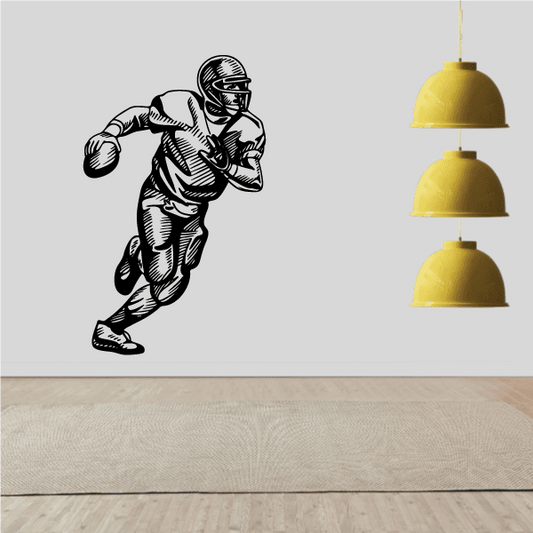 Image of Football Wall Decal - Vinyl Decal - Car Decal - CDS013