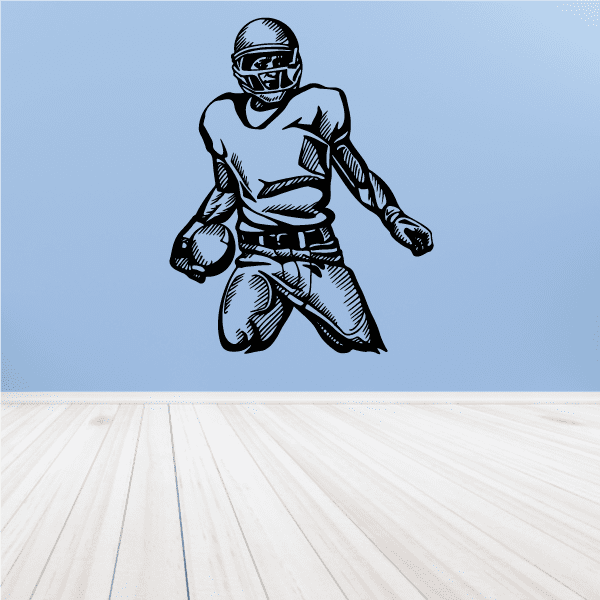 Image of Football Wall Decal - Vinyl Decal - Car Decal - CDS014