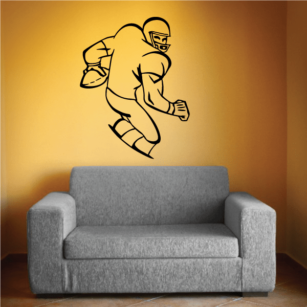 Image of Football Wall Decal - Vinyl Decal - Car Decal - CDS023