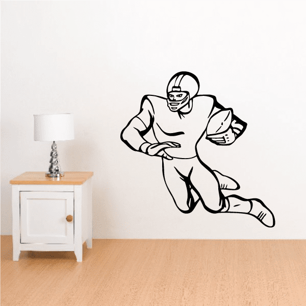 Image of Football Wall Decal - Vinyl Decal - Car Decal - CDS024