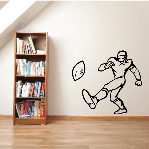 Image of Football Wall Decal - Vinyl Decal - Car Decal - CDS025