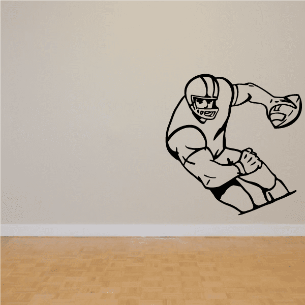 Image of Football Wall Decal - Vinyl Decal - Car Decal - CDS026