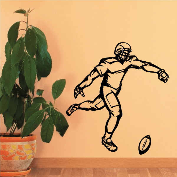 Image of Football Wall Decal - Vinyl Decal - Car Decal - CDS031