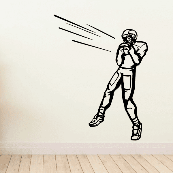 Image of Football Wall Decal - Vinyl Decal - Car Decal - CDS033