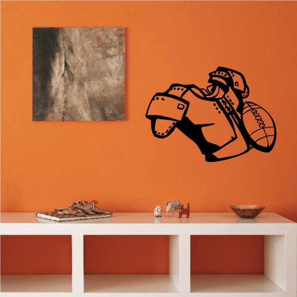 Image of Football Wall Decal - Vinyl Decal - Car Decal - CDS034