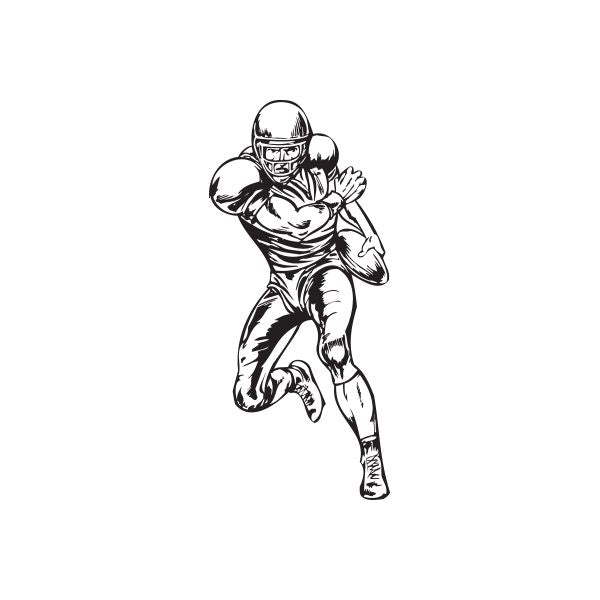 Image of Football Wall Decal - Vinyl Decal - Car Decal - DC 065