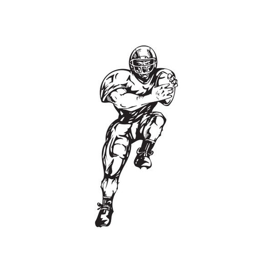 Image of Football Wall Decal - Vinyl Decal - Car Decal - DC 087