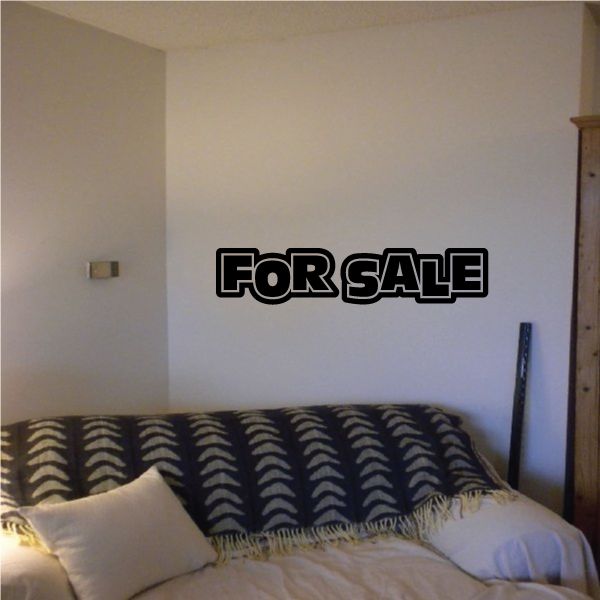 Image of For Sale Block Outline Decal