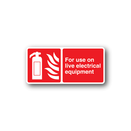 Image of For Use On Live Electrical Equipment Sticker