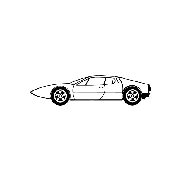 Image of Ford GT Side View Decal