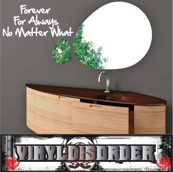 Image of Forever For Always No Matter What Wall Decal