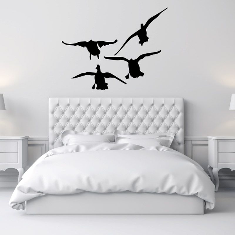 Image of Four Ducks Various Flying Decal