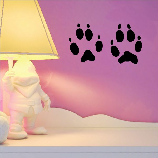 Image of Fox Paws Decal