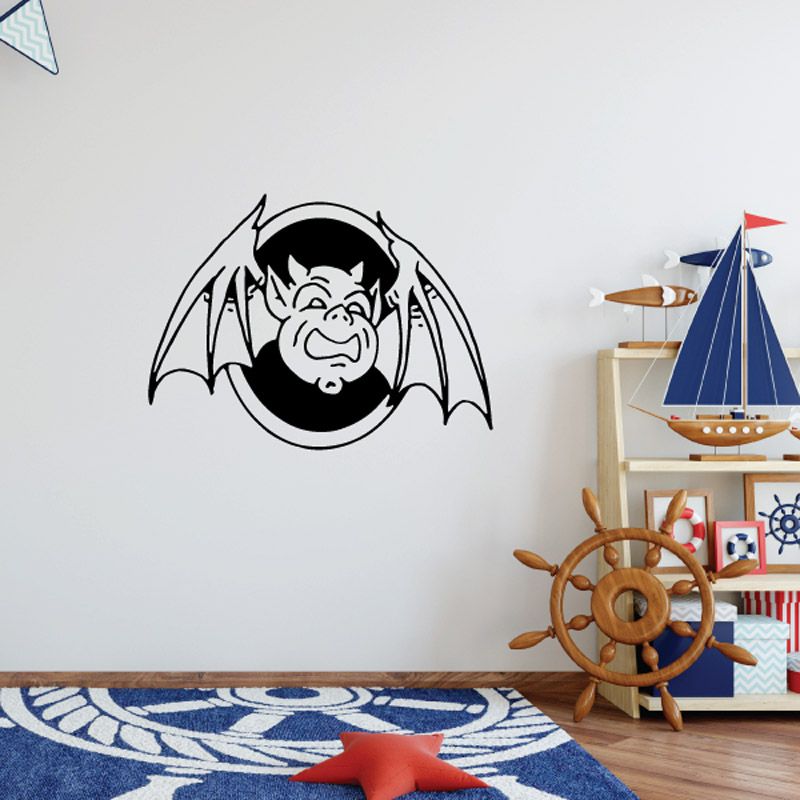 Image of Framed Dark Bat Decal