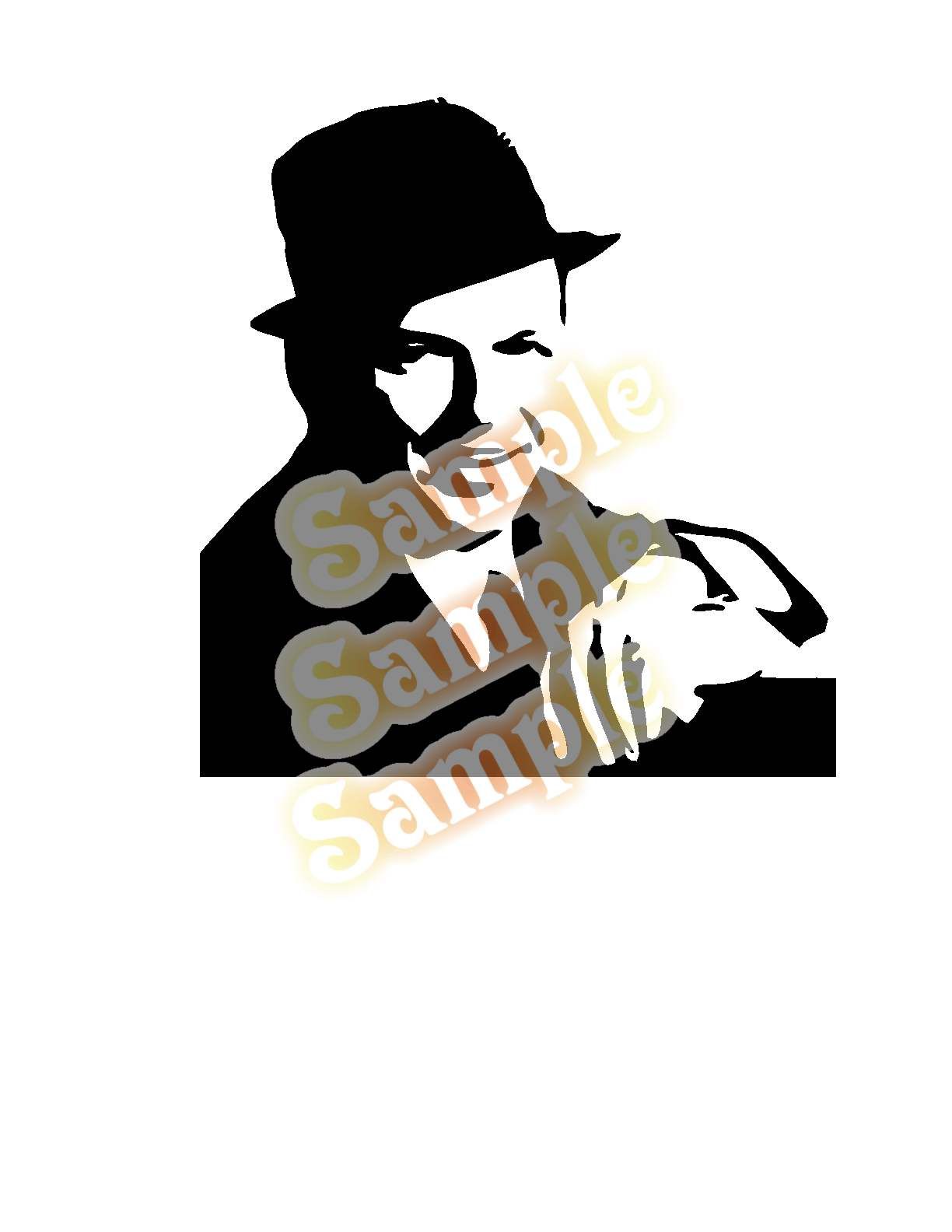 Image of Frank Sinatra Decal