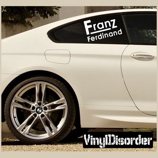 Image of Franz Ferdinand Decal