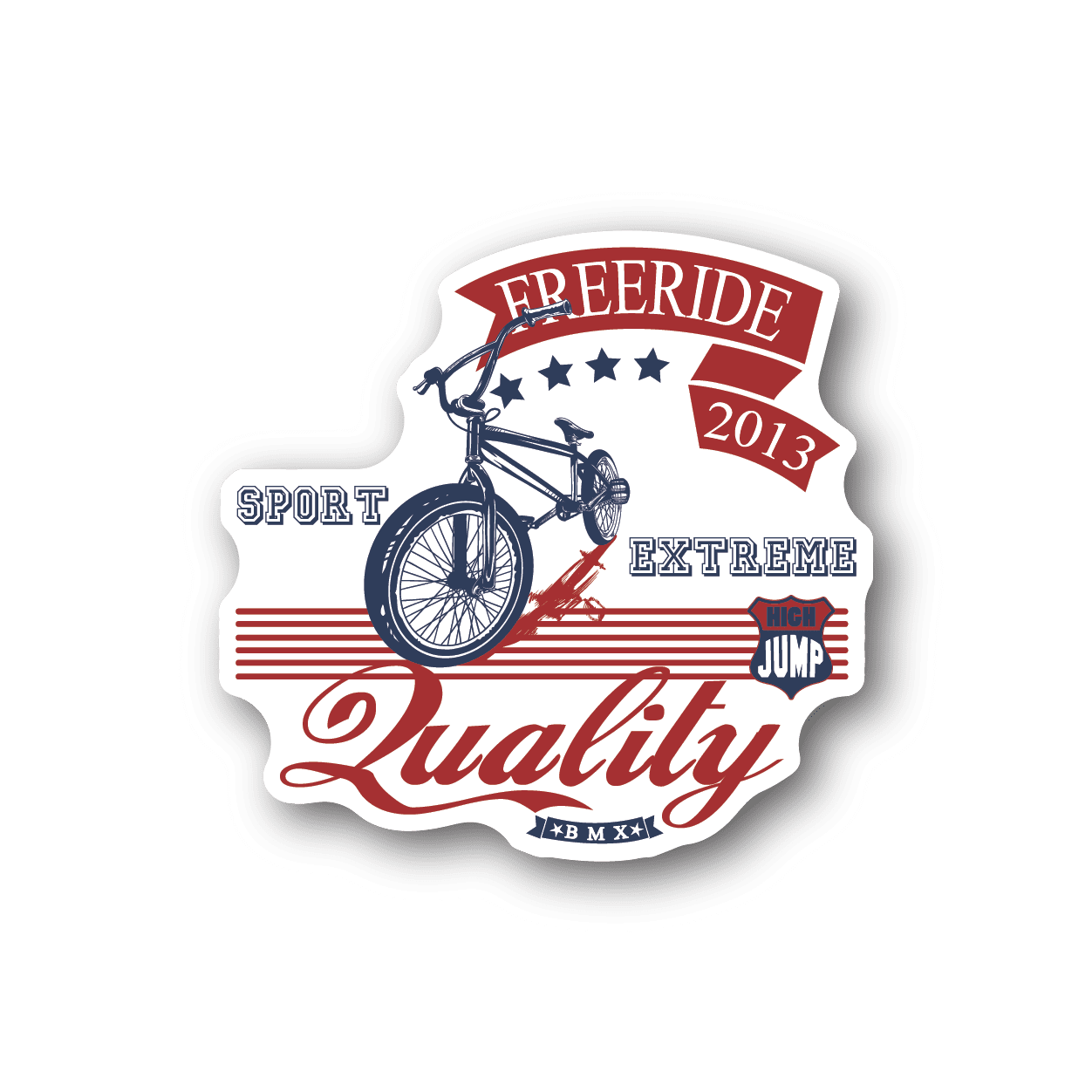 Image of Free Ride Quality BMX Sticker