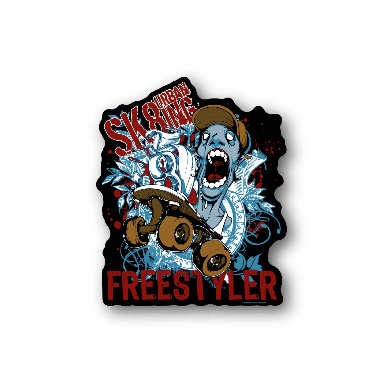 Image of Freestyle Skateboarding Sticker