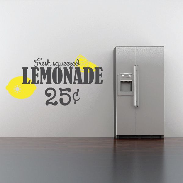 Image of Fresh Squeezed Lemonade Wall Decal 