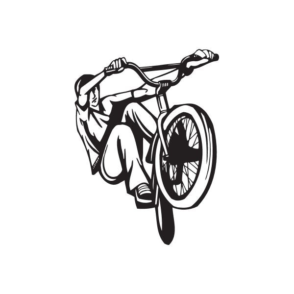 Image of Front Flip BMX Rider Decal