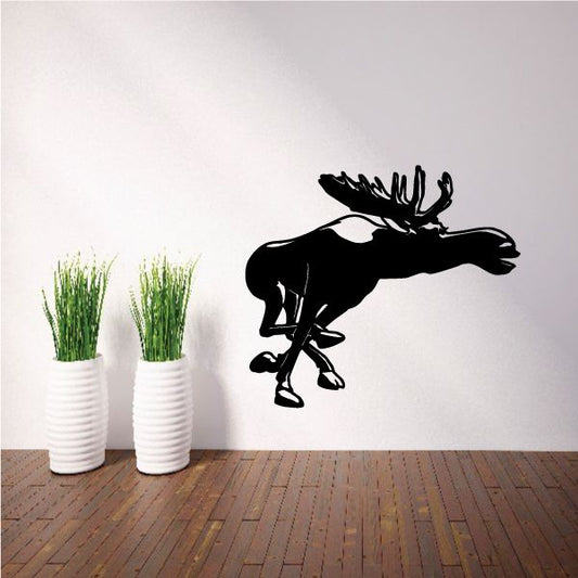 Image of Galloping Moose Decal