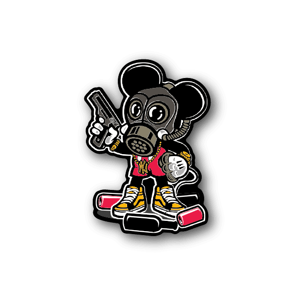 Image of Gangster Mouse Sticker