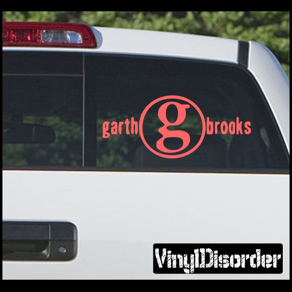 Image of Garth Brooks Decal