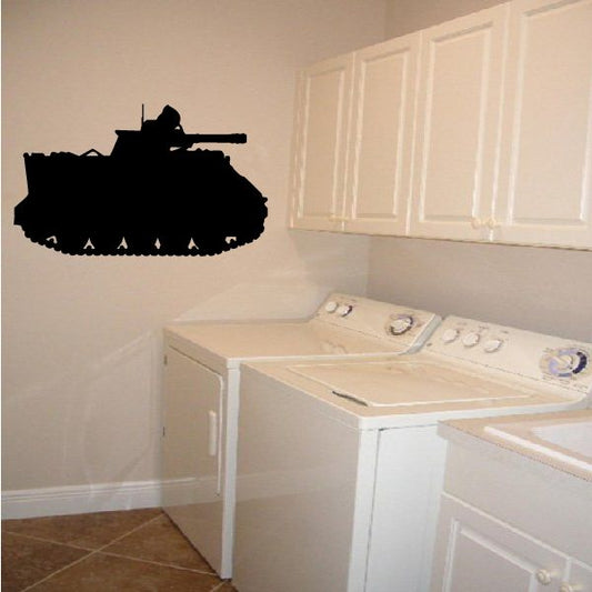 Image of Gattling Cannon Tank Decal