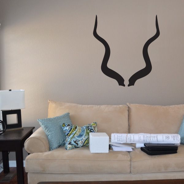 Image of Gazelle Antlers Decal