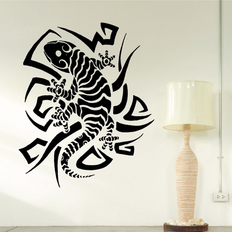 Image of Gecko and Wicked Vines Decal