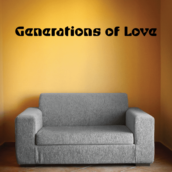 Generations of Love Wall Decal – Vinyl Disorder