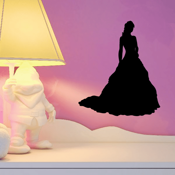 Image of Gentle Bride Silhouette Decal