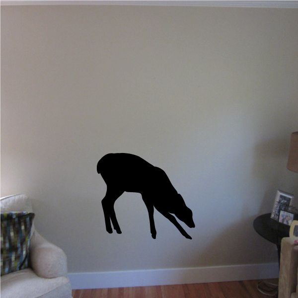 Image of Gentle Fawn Grazing Decal